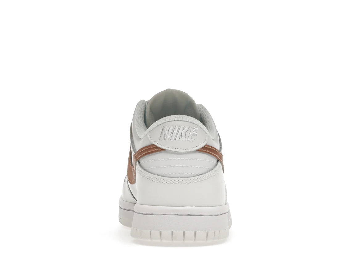 282906 Nike Dunk Low GS 'White Metallic Red Bronze'