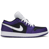 Air Jordan 1 Low Court Purple Black