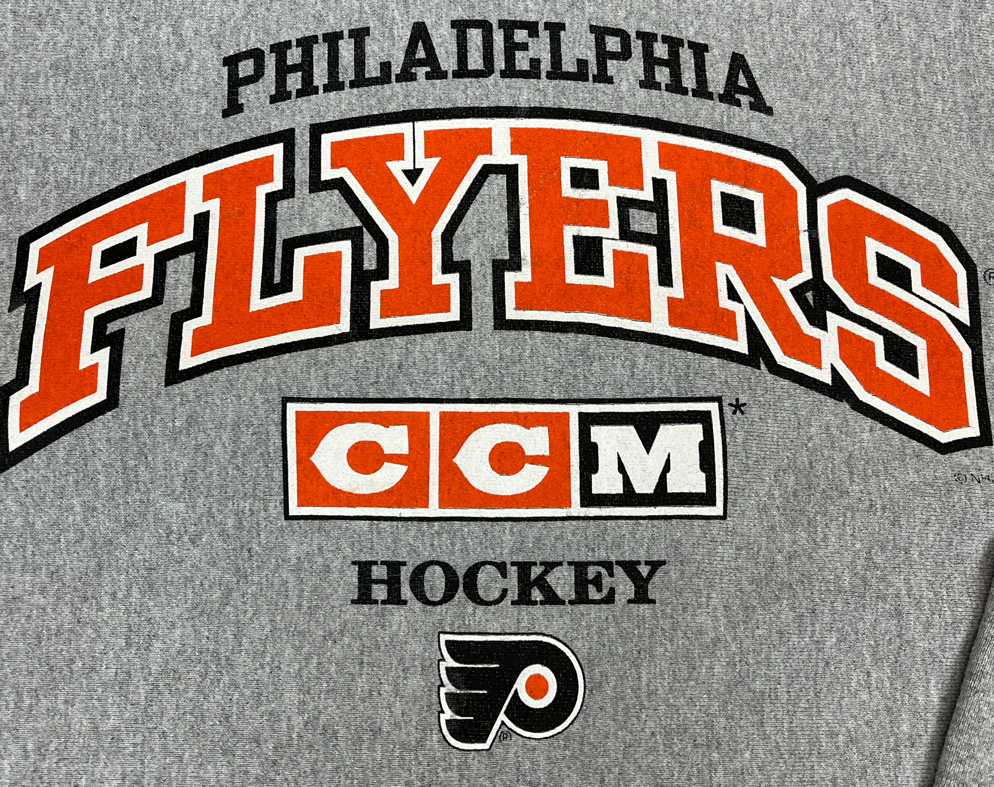 378302 (00s) Philadelphia Flyers CCM Reverse Weave Crewneck