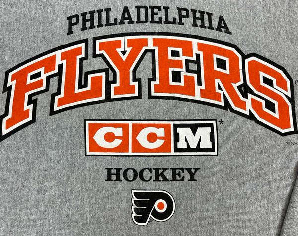 (00s) Philadelphia Flyers CCM Reverse Weave Crewneck