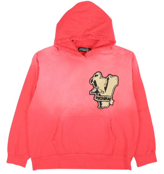 VERTABRAE Vert Patch Hoodie RED