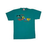 (90s) Disney Character Puffy Spellout Logo T-Shirt