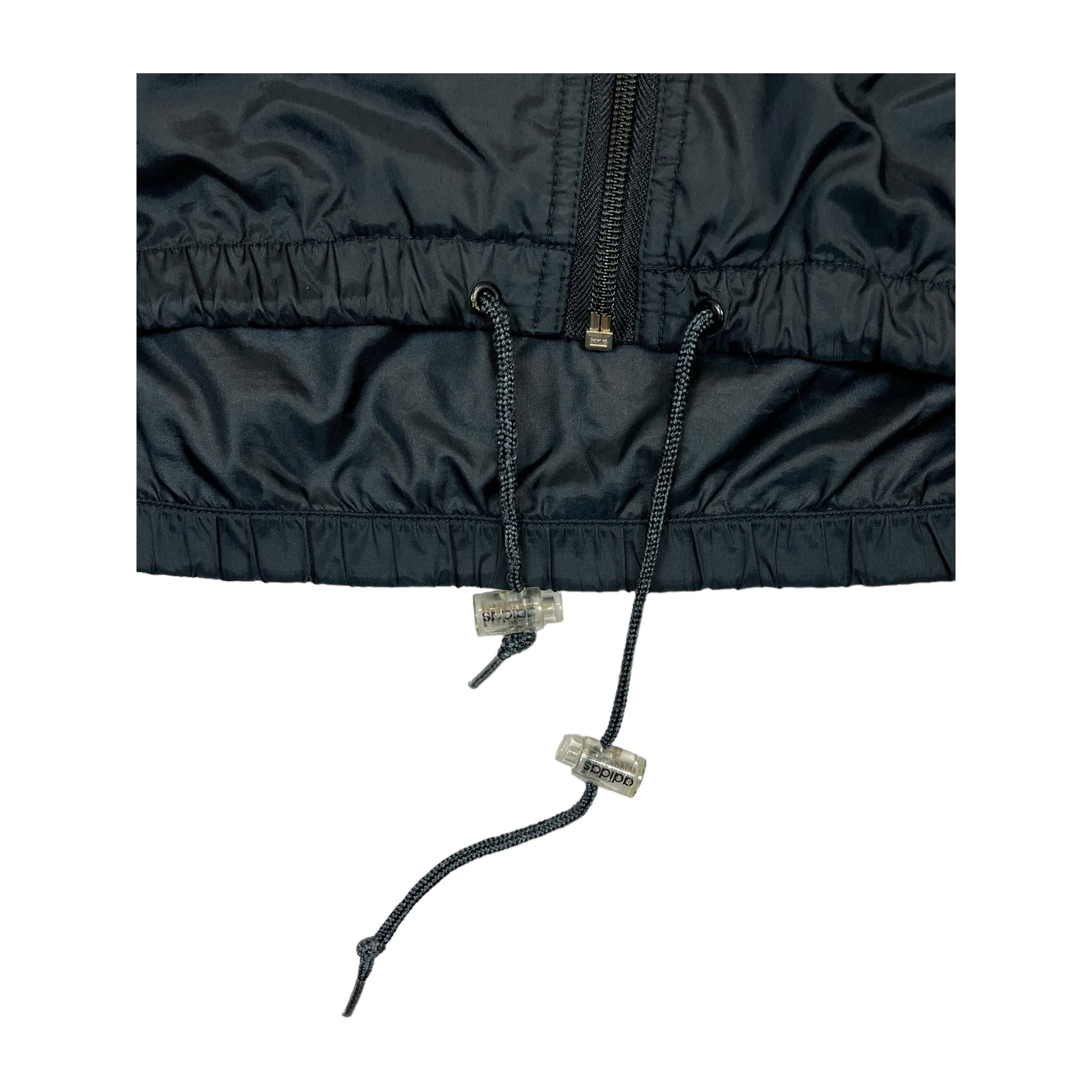 259912 (90s) Adidas Blue/Infrared Colorblock Windbreaker w/ hood