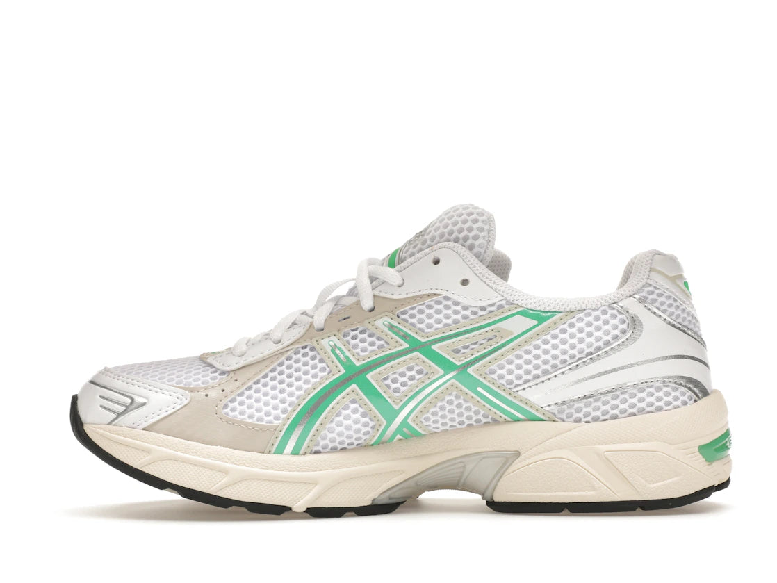 267433 ASICS Gel-1130 White Malachite Green Off White Midsole (Women's)