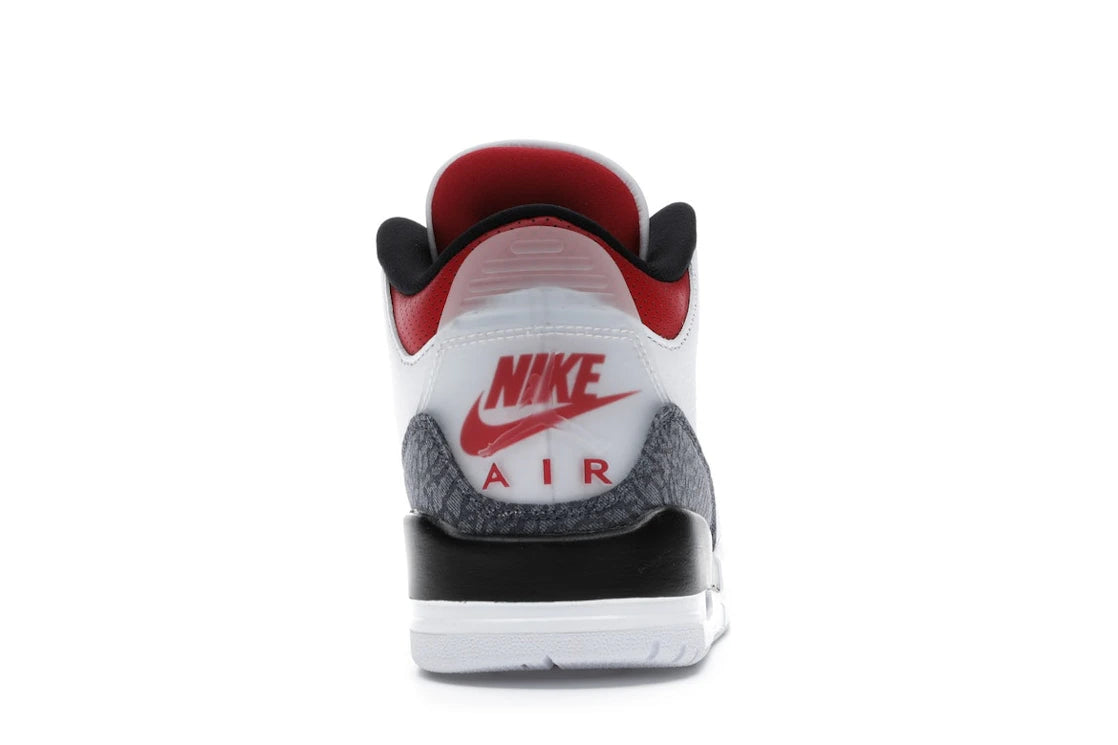 471010 Air Jordan 3 Retro Denim SE 'Fire Red'