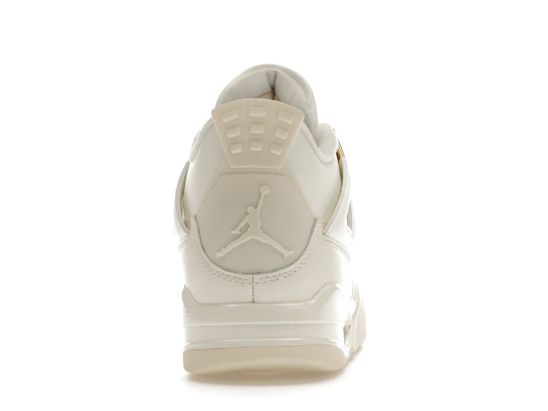 669293 Jordan 4 Retro Metallic Gold (Women's)