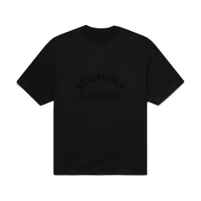 Fear of God Essentials Arch Logo Tee 'Jet Black'