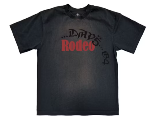 444059 Travis Scott Cactus Jack x Sp5der Days Before Rodeo I Tee 'Black'