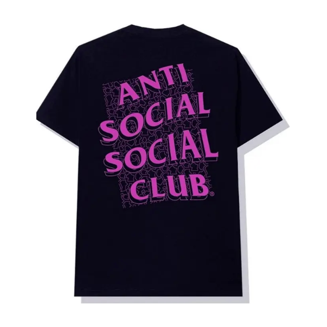 Anti Social Social Club Scrambled Eggs T-shirt 'Navy'