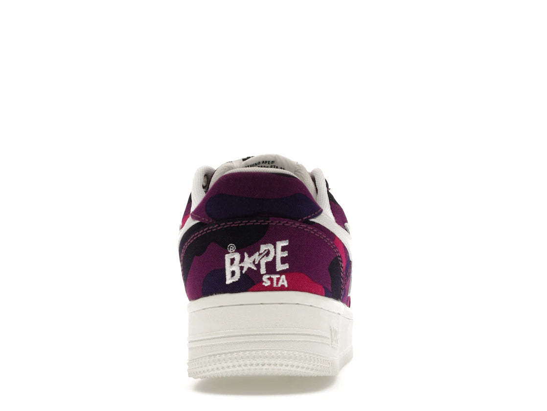 628846 A Bathing Ape Bape Sta Low Color Camo Purple
