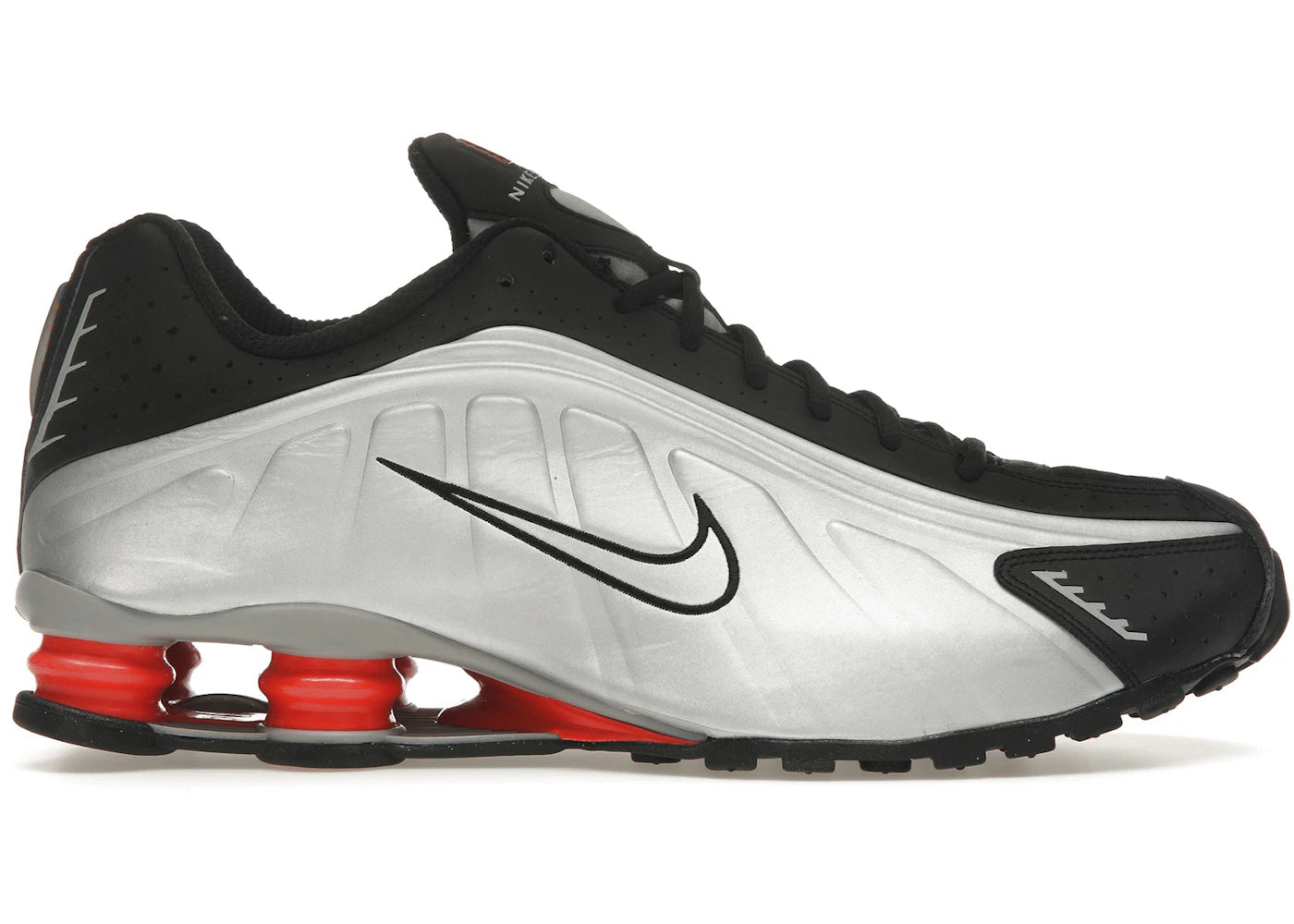 522315 Nike Shox R4 Black Metallic Silver (2025)