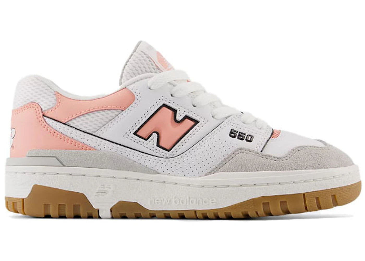 798683 New Balance 550 Brighton Grey Omega Pink (GS)