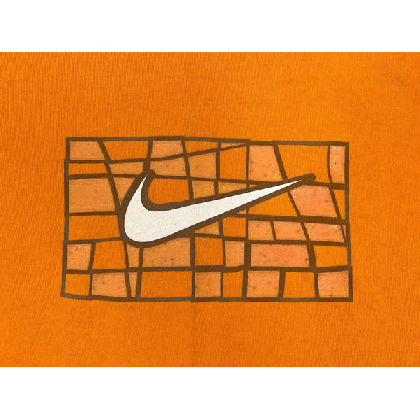 (90s) Nike Mosaic Textile Orange T-Shirt