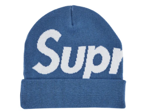 Supreme Big Logo Beanie 'Slate'