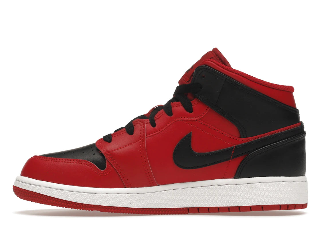 587542 Air Jordan 1 Mid GS 'Reverse Bred'