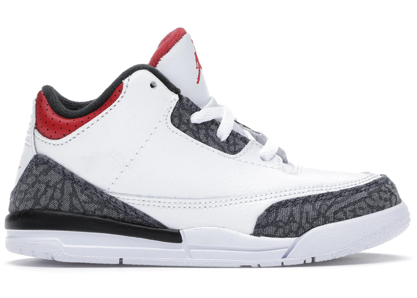 767384 Jordan 3 Retro SE Fire Red Denim (PS)