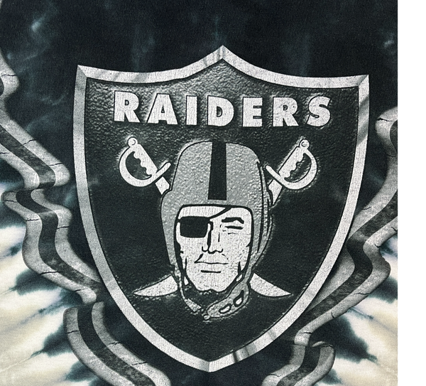 (00s) Las Vegas / Oakland Raiders Tie Dye NFL T-Shirt