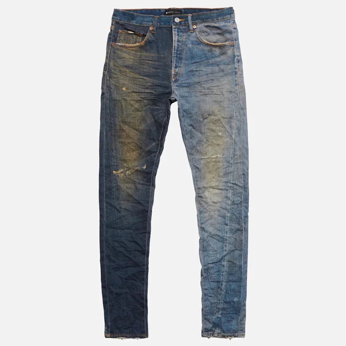 271378 Purple Brand Indigo Printed Denim Jeans