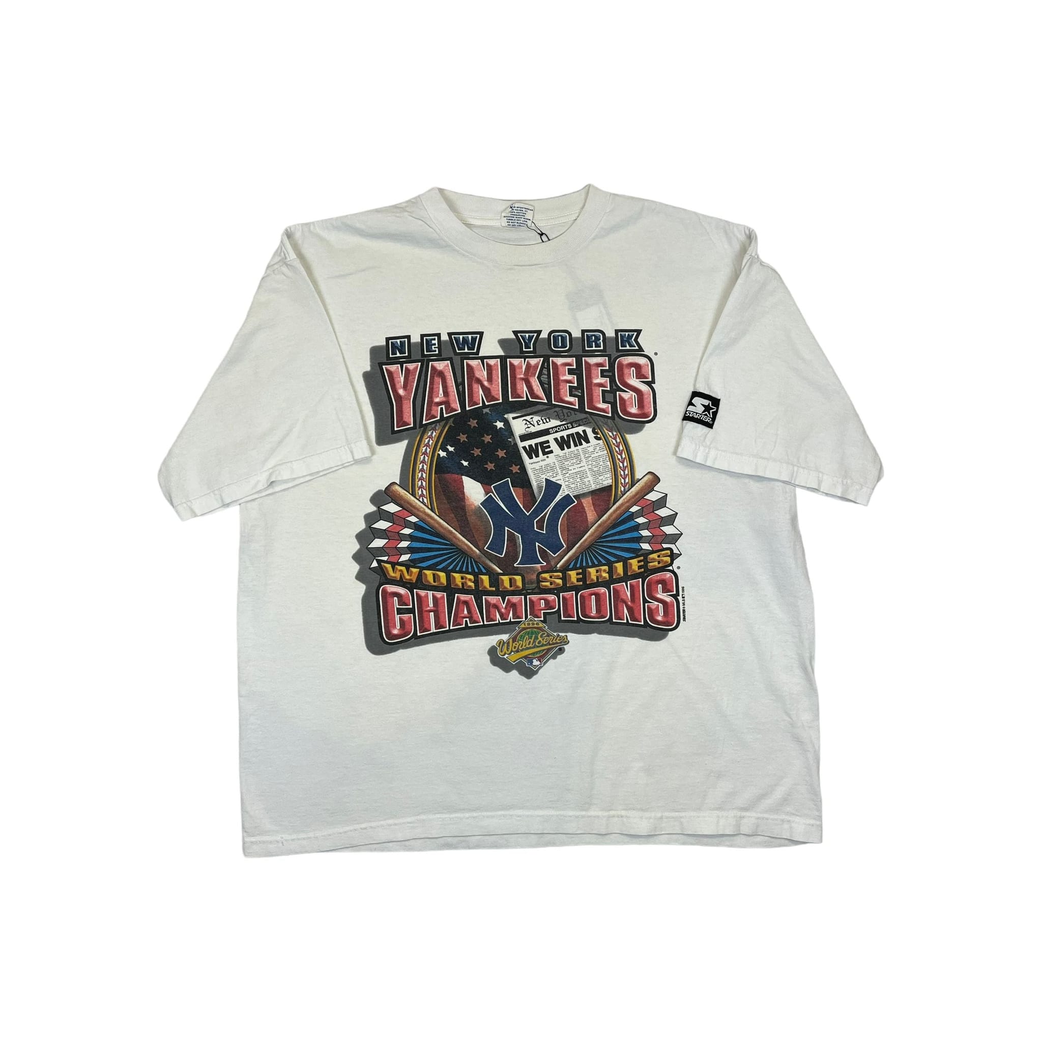 338019 (1996) New York Yankees World Series Champs Starter T-Shirt