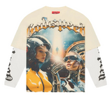Godspeed Chosen One Layered Thermal Tee Bone