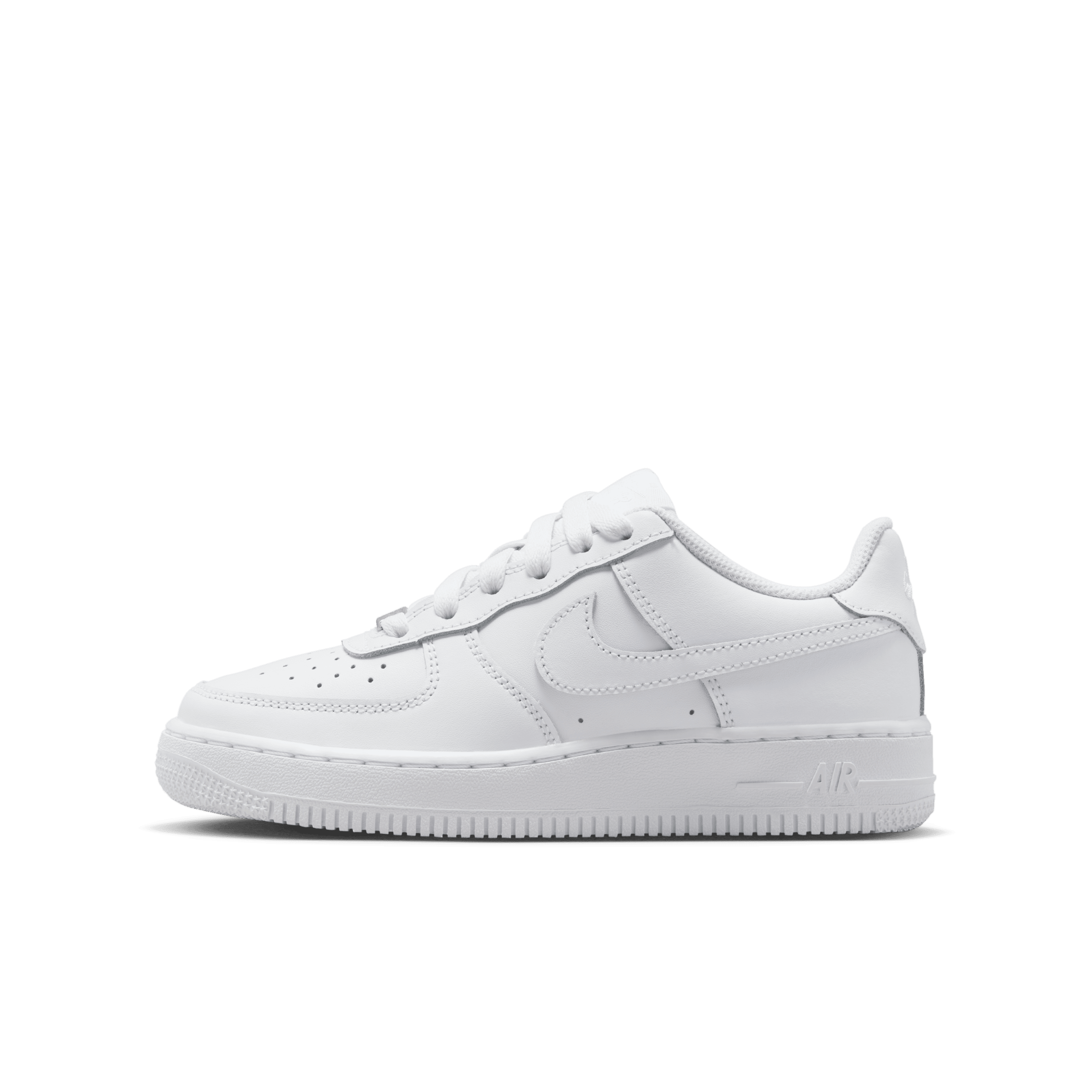 433804 Nike Air Force 1 LE (GS) 'Triple White'