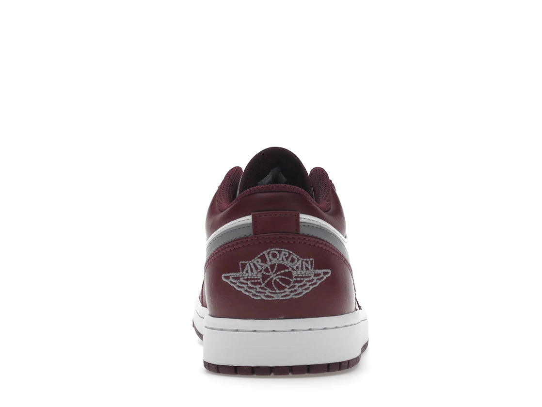 619645 Jordan 1 Low White Bordeaux