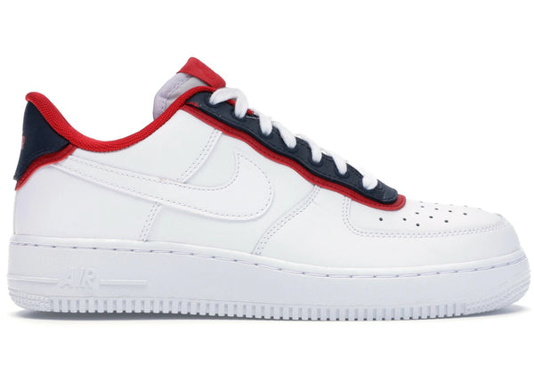 Nike Air Force 1 Low Double Layer White Obsidian Red