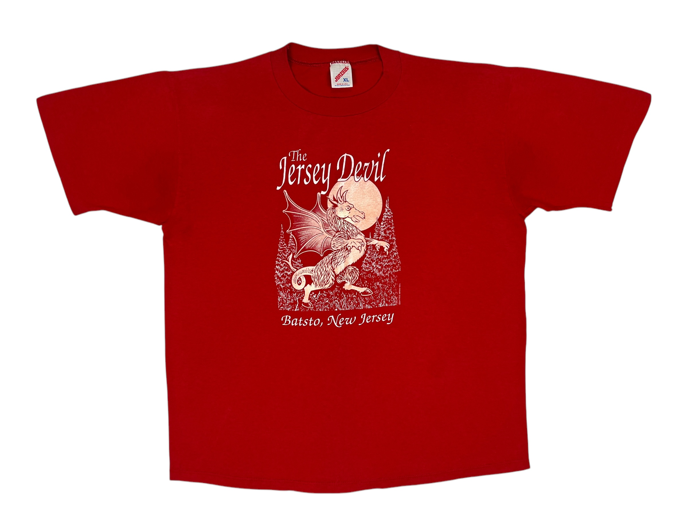 413698 (90s) The Jersey Devil Batsto, New Jersey Myth T-Shirt