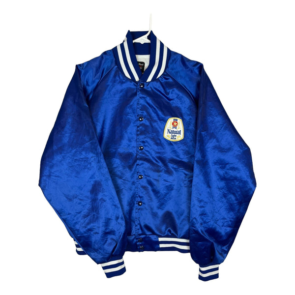 (90s) Natural Light Beer Satin Jacket