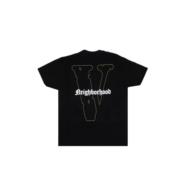 Vlone x Neighborhood Skull Short-Sleeve T-Shirt 'Black/Green'