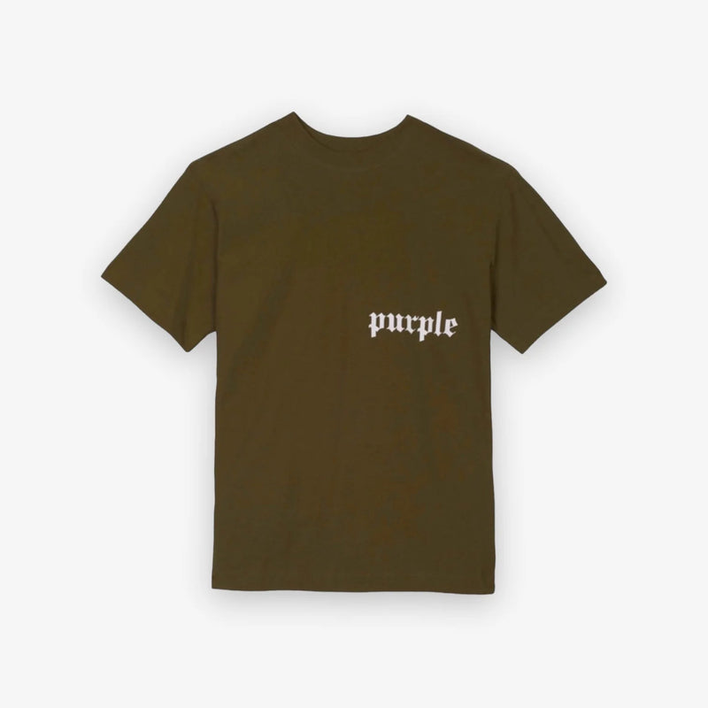 Purple Brand Texture Jersey SS Tee Gothic Jumbo Beech