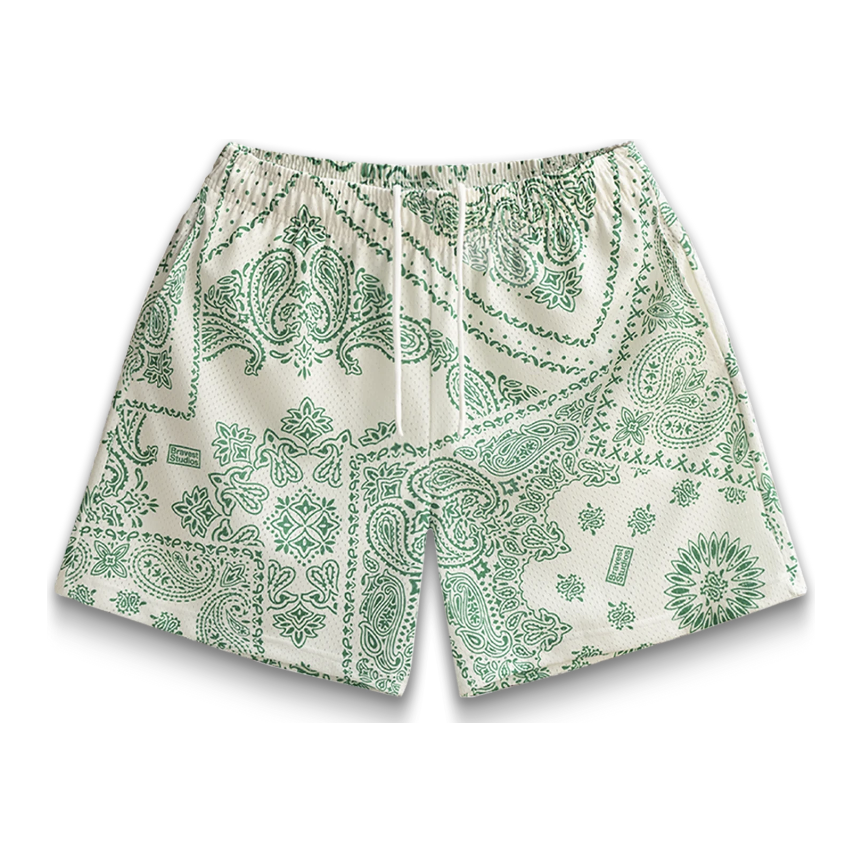 257497 Bravest Studios Porcelain Shorts 'Green'