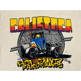 (1984) Flirtin' with Disaster Calistoga Sprint Car Racing Beige T-Shirt