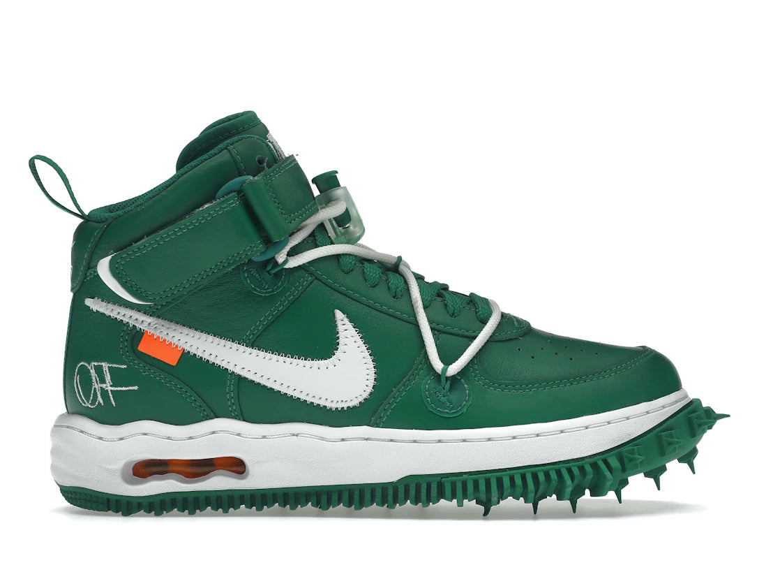 669676 Nike Air Force 1 Mid Off-White Pine Green