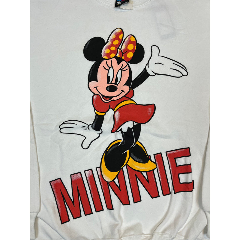 Vintage Minnie Mouse White Crewneck (90s)