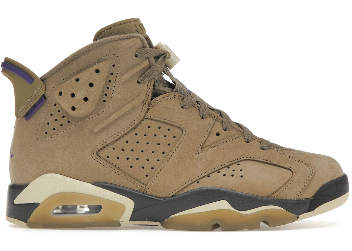 604446 Jordan 6 Retro Gore-Tex Brown Kelp (Women's)