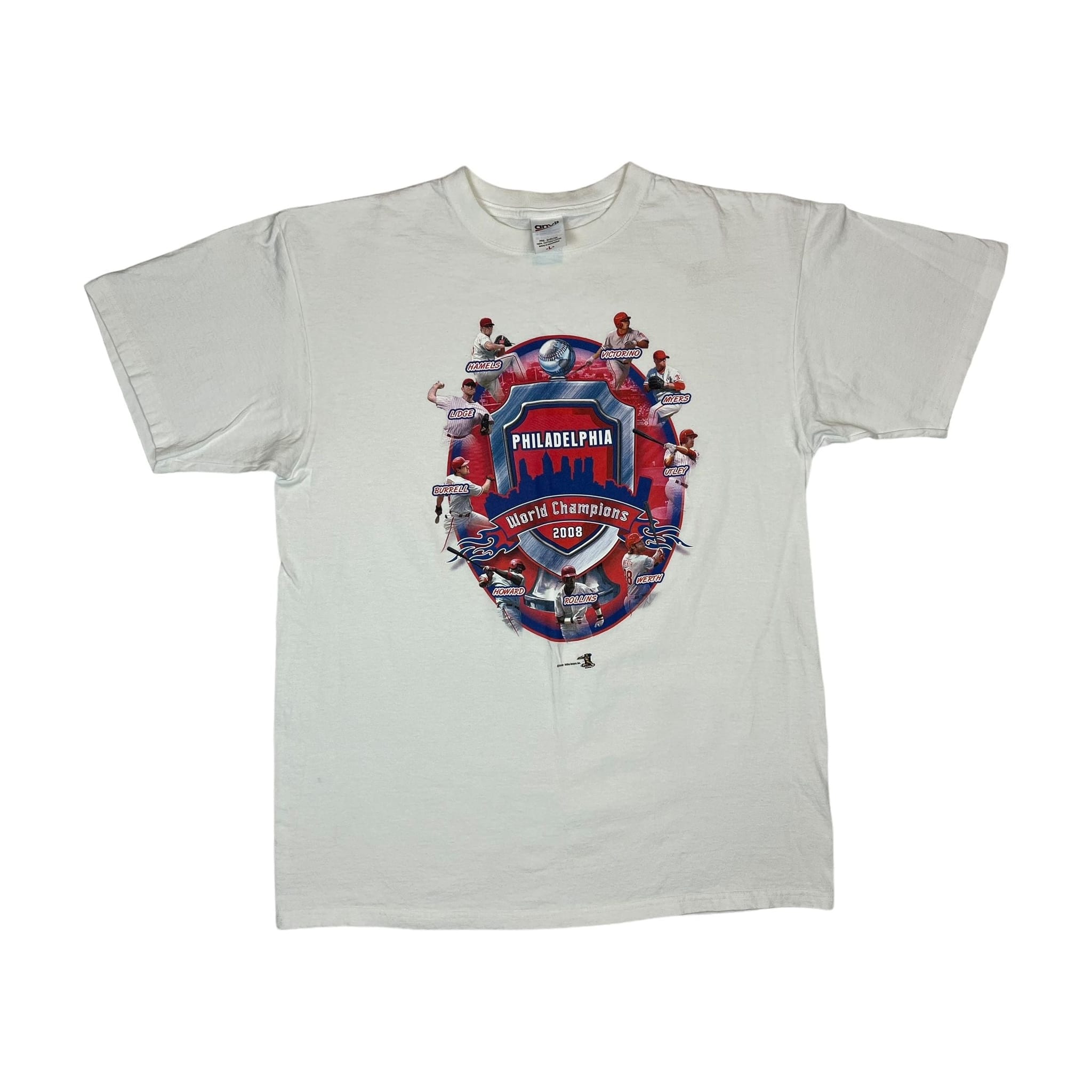 264713 (2008) Philadelphia Phillies World Series Champs Players T-Shirt