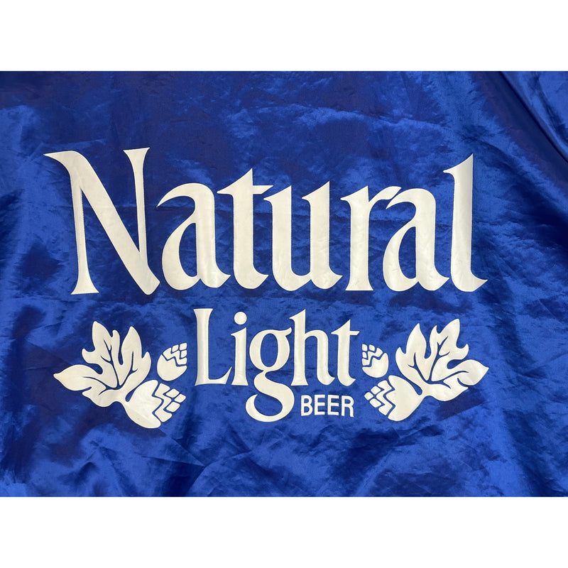 (90s) Natural Light Beer Satin Jacket