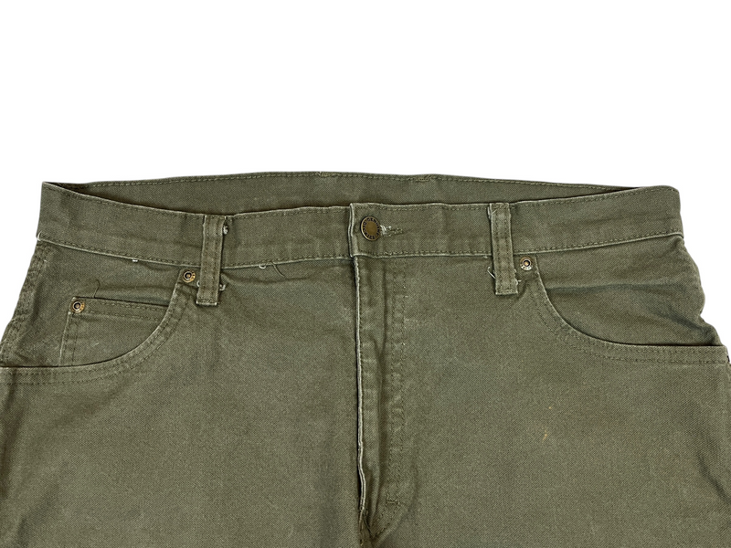 (modern) Dickies Olive Green Carpenter Work Pants 34x32