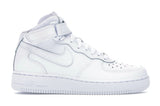 Nike Air Force 1 Mid White (GS)