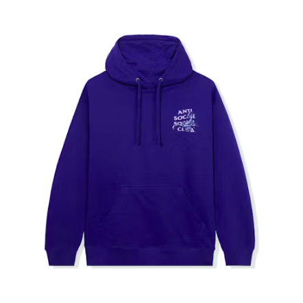 Anti Social Social Club Moodsting Hoodie 'Purple'