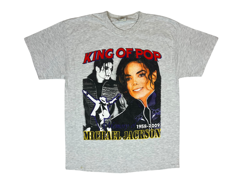 (2009) Michael Jackson King of Pop Memorium Rap T-Shirt