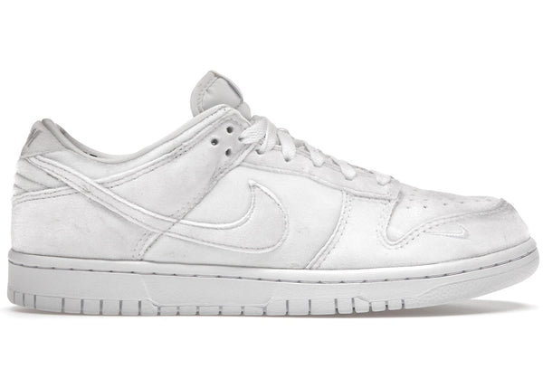 Nike Dunk Low Dover Street Market Triple White Velvet