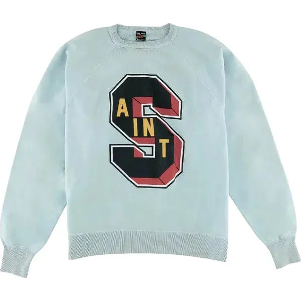 Saint Michael Saint Tears Crewneck 'Grey'