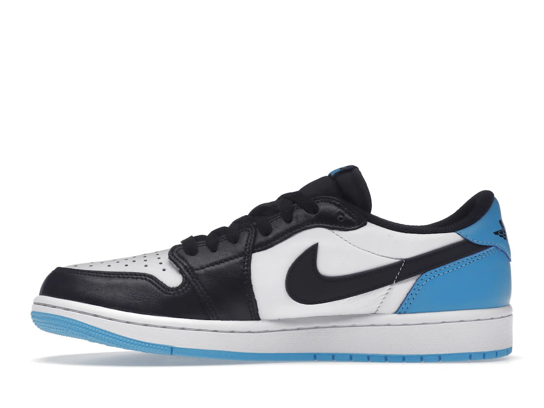 393589 Jordan 1 Retro Low OG Black Dark Powder Blue