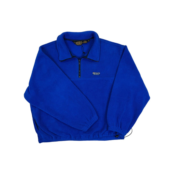 (90s) Eddie Bauer Outdoors 1/4 Zip Blue Fleece