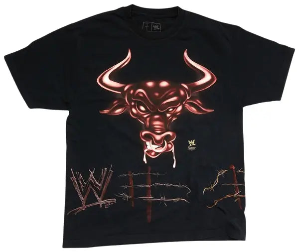 537241 Cactus Jack by Travis Scott x WWE Know Your Role T-Shirt The Rock 'Black'