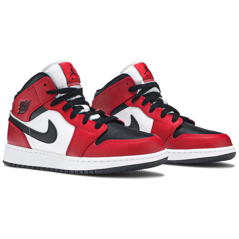 Air Jordan 1 Mid GS 'Chicago Black Toe'