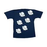 (90s) Penn State Nittany Lions Paw Prints Double Sided T-Shirt