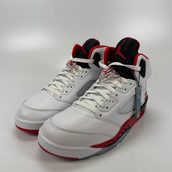 Jordan 5 Retro Fire Red Black Tongue (2025)